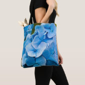 Blue Hydrangea Tote bag トートバッグ (クローズアップ)
