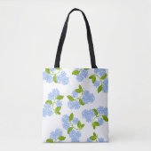Blue Hydrangea Tote Bag トートバッグ (正面)