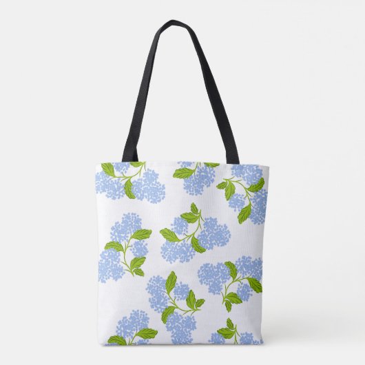 Blue Hydrangea Tote Bag トートバッグ (裏面)