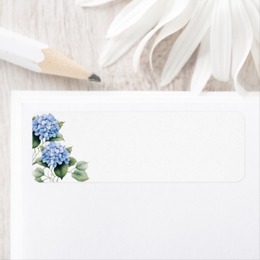 Blue Hydrangeas ラベル (インサイチュ)