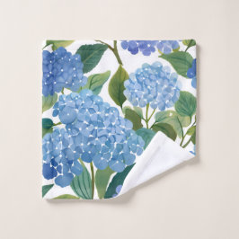 Blue Hydrangeas | Beautiful Floral Bush ウォッシュタオル