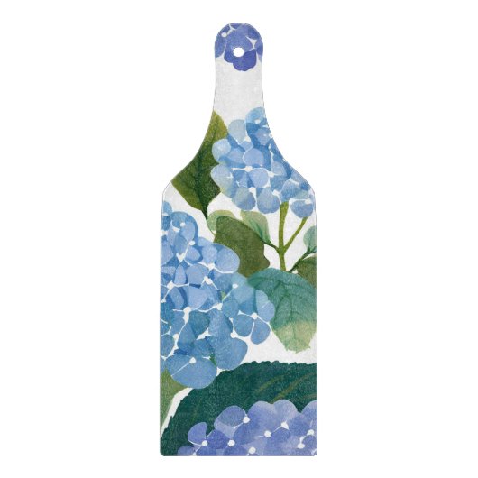 Blue Hydrangeas | Beautiful Floral Bush カッティングボード (正面)