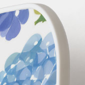 Blue Hydrangeas | Beautiful Floral Bush ピックルボールラケット (左詳細)