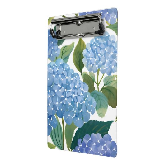 Blue Hydrangeas | Beautiful Floral Bush ミニクリップボード (アングル2)