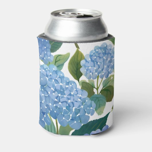 Blue Hydrangeas | Beautiful Floral Garden 缶クーラー (缶裏面)