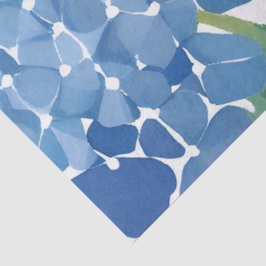 Blue Hydrangeas | Beautiful Floral Garden 薄葉紙 (詳細)