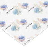 Blue Hyndrangea flower Wedding Decor Newlyweds  テーブルクロス (アングル)