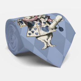 Blue Ice Alice in Wonderland Rabbit ネクタイ