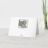 BLUE IGUANA/HEAD TILTED/"PRETTY PLEASE?/GET WELL S カード (裏面)