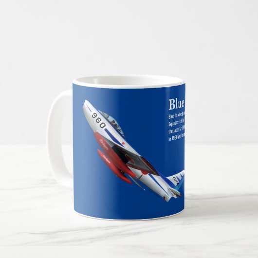 Blue Impulse Japan Air Self-Defense Force (JASDF) コーヒーマグカップ (正面左)