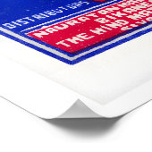 Blue Indian Matchbox Labels Grid Print, Vintage ポスター (角)