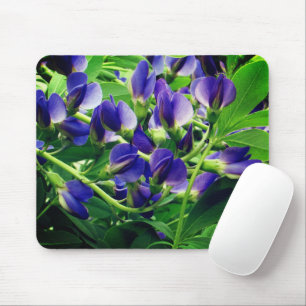 Blue Indigo Floral マウスパッド