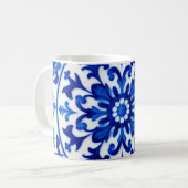 Blue Ink Oriental Mug コーヒーマグカップ (正面左)