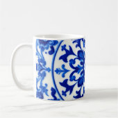 Blue Ink Oriental Mug コーヒーマグカップ (左)