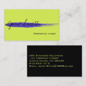 Blue Ink Spot Standard名刺 名刺 (正面/裏面)