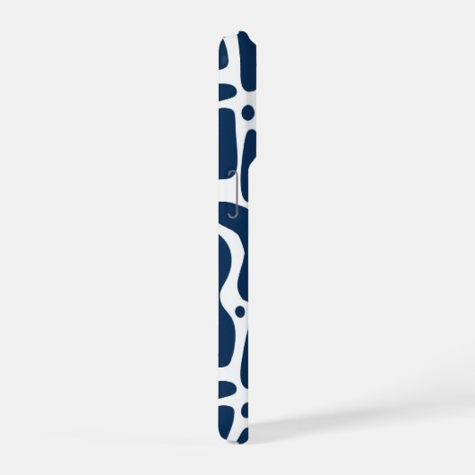 Blue iPhoneケース (右側面)