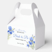 Blue Iris Bride to Be Something Blue Bridal Shower フェイバーボックス (正面)