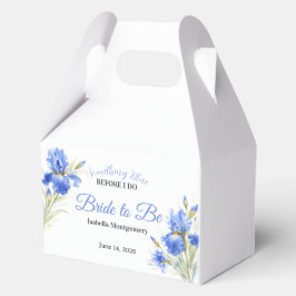 Blue Iris Bride to Be Something Blue Bridal Shower フェイバーボックス