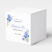 Blue Iris Bride to Be Something Blue Bridal Shower フェイバーボックス (正面サイド)