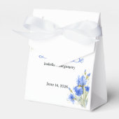 Blue Iris Bride to Be Something Blue Bridal Shower フェイバーボックス (正面サイド)