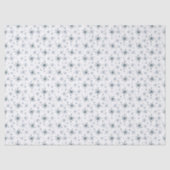 Blue-ish Gray Snowflake Tissue Paper 薄葉紙 (正面)