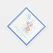 Blue Islamic Aqiqah Baby Boy Decor スタンダードランチョンナプキン (角)