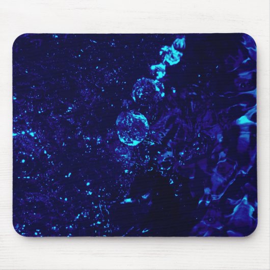 Blue Jacuzzi Bubbles Officeマウスパッド マウスパッド (正面)