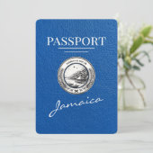 Blue Jamaica 王室の Passport日付の保存 セーブザデート (スタンド正面)