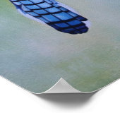 Blue Jayキャンバス印刷 ポスター (角)