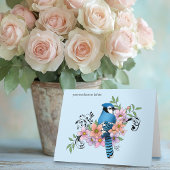 Blue Jay春の花 カード