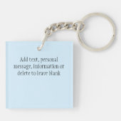 Blue Jay春の花 キーホルダー (裏面)