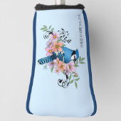 Blue Jay春の花 ゴルフヘッドカバー (回転90)