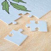 Blue Jay春の花 ジグソーパズル (側面)