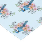 Blue Jay春の花 テーブルクロス (アングル)