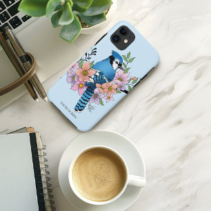 Blue Jay春の花 iPhone 11 ケース