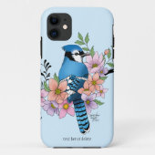 Blue Jay春の花 Case-Mate iPhoneケース (裏面)