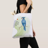 Blue jay水色絵を描's トートバッグ (クローズアップ)