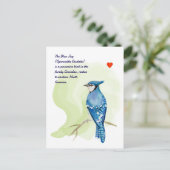 Blue jay水色絵を描's ポストカード (スタンド正面)