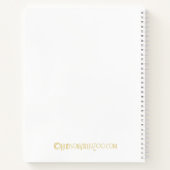 Blue Jay – グラデーショインスパイアンノートブック ノートブック (裏面)