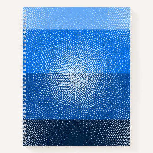 Blue Jay – グラデーショインスパイアンノートブック ノートブック (正面)