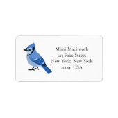 Blue Jay Address Label ラベル (正面)