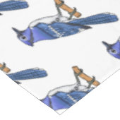 Blue jay bird cartoonイラストレーション テーブルクロス (アングル)