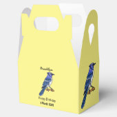 Blue jay bird cartoonイラストレーション フェイバーボックス (オープン)