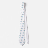 Blue Jay Bird - Geai Bleu ネクタイ (正面)