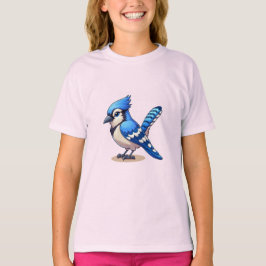 Blue Jay bird Kids基本Tシャツ Tシャツ