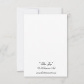 Blue jay bird noteカード サンキューカード (裏面)