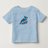 Blue Jay bird Toddler 素晴らし Jersey Tシャツ (正面)