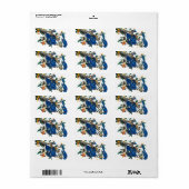 Blue Jay by John James Audubon ラベル (フルシート)