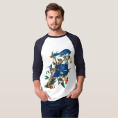 Blue Jay by John James Audubon Tシャツ (正面フル)