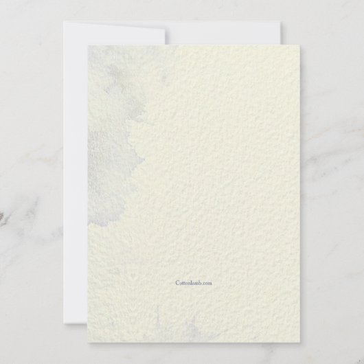 Blue Jay Companity Card 招待状 (裏面)